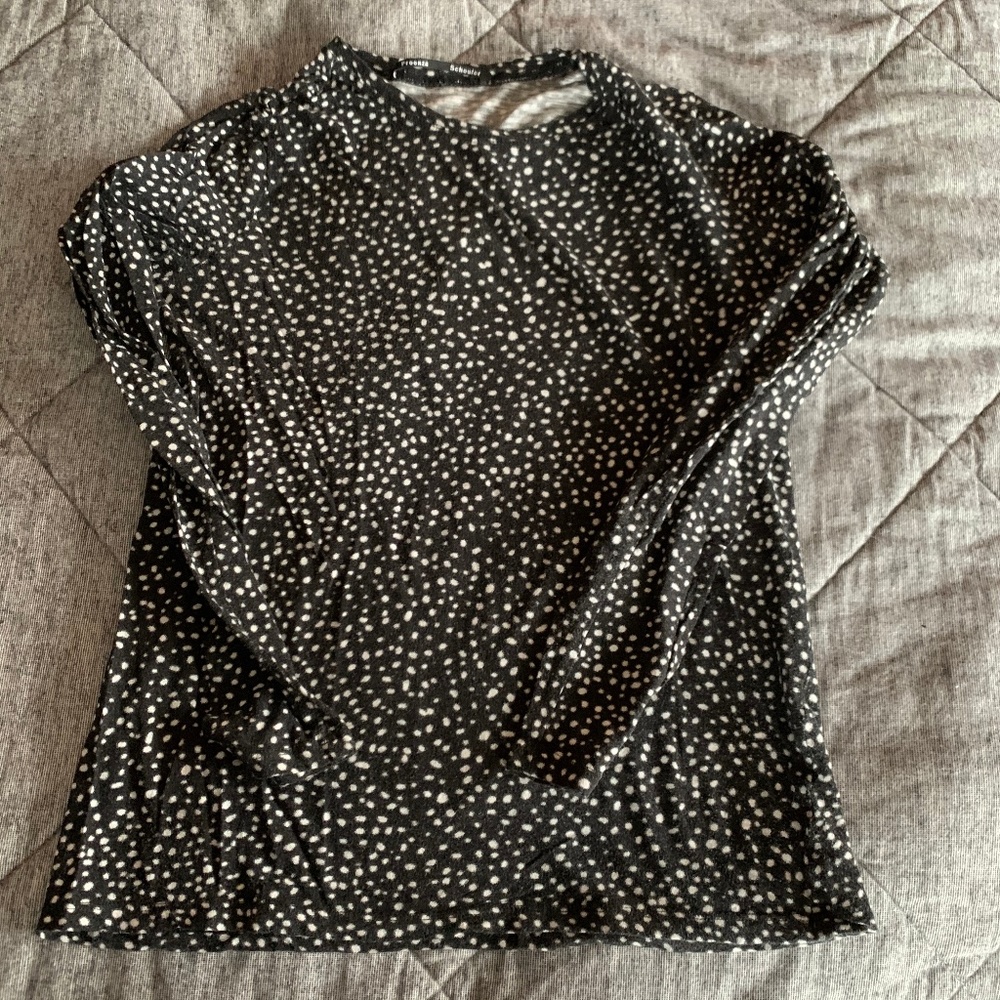Proenza Schouler Polka Dot Long-Sleeve Tee